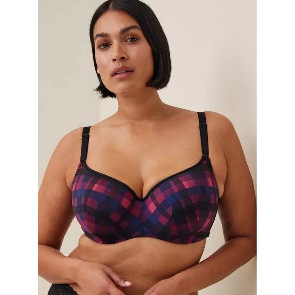 Torrid 360 Back Smoothing Lightly Lined Full Cove… - image 1